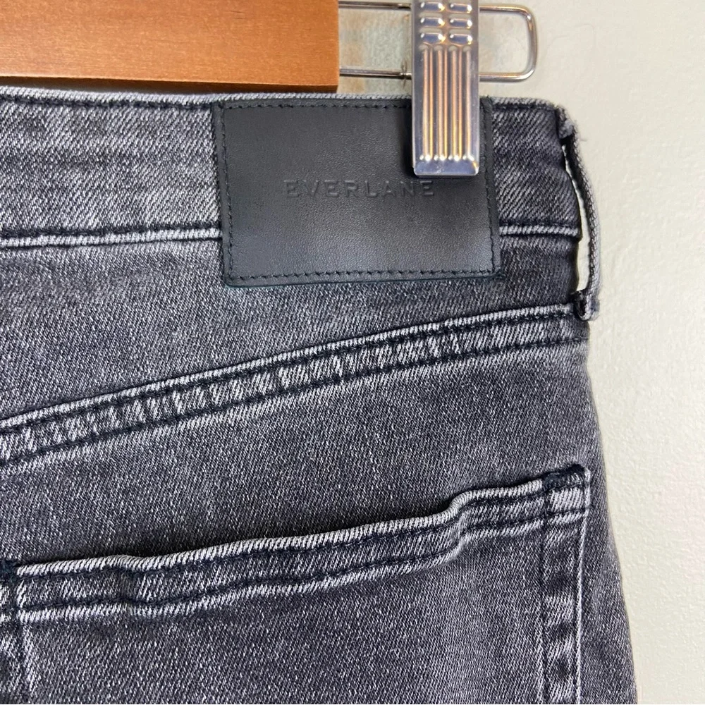 Everlane The‎ High Rise Straight Jeans Grey Black Size 29 Regular Casual Denim